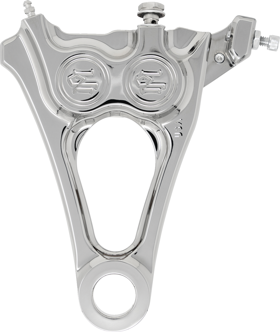Performance Machine Integrated Four-Piston Rear Caliper For Harley M8 Softail 2018-2025