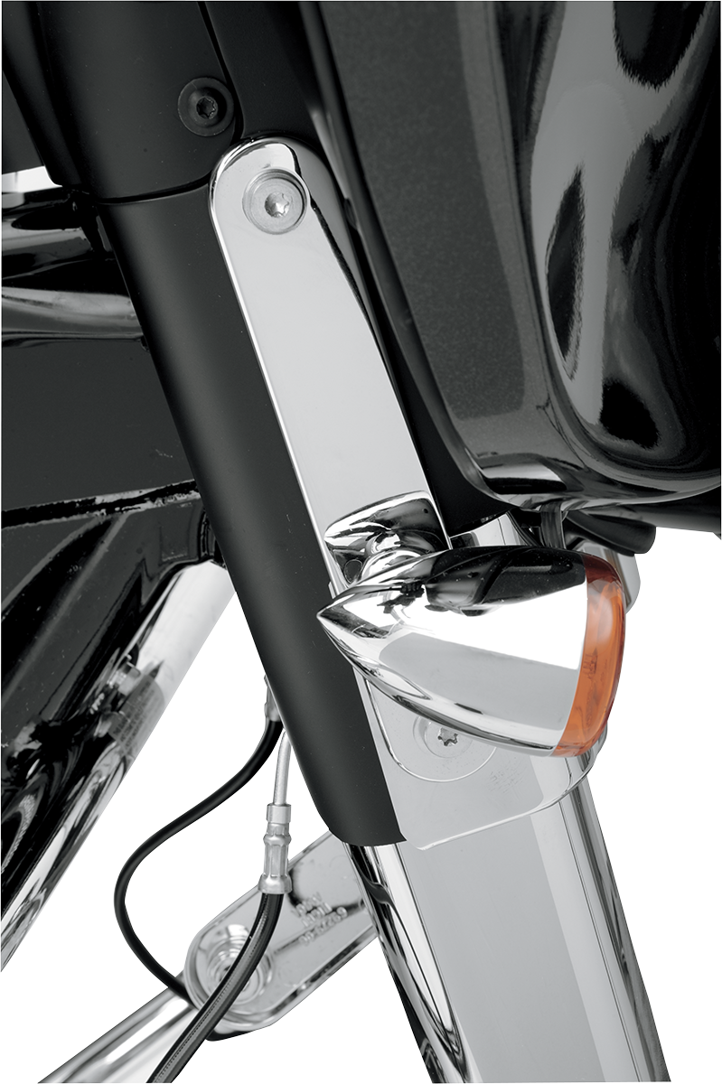 Drag specialties Relocation Mount - Turn Signal - Chrome Harley Davidson