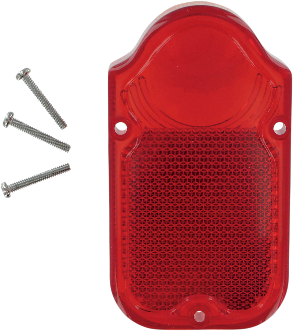 Drag Specialties Replacement Red Tombstone Lens