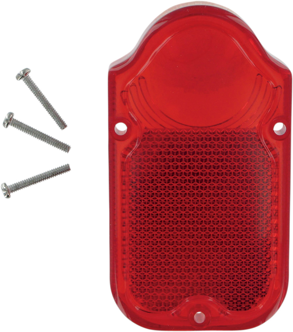 Drag Specialties Replacement Red Tombstone Lens