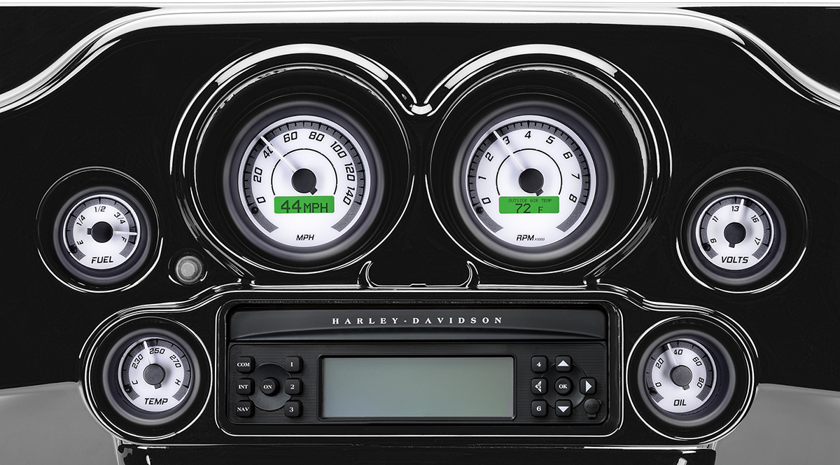 DAKOTA DIGITAL MVX-8K Series Analog/Digital Gauge Kit — 8604WGK Model