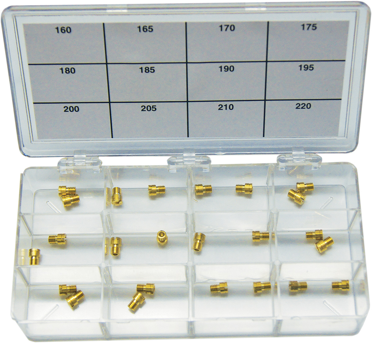 EBC A-Bax Engineering Main Jets Assortment for Keihin CV Carburetor Kit