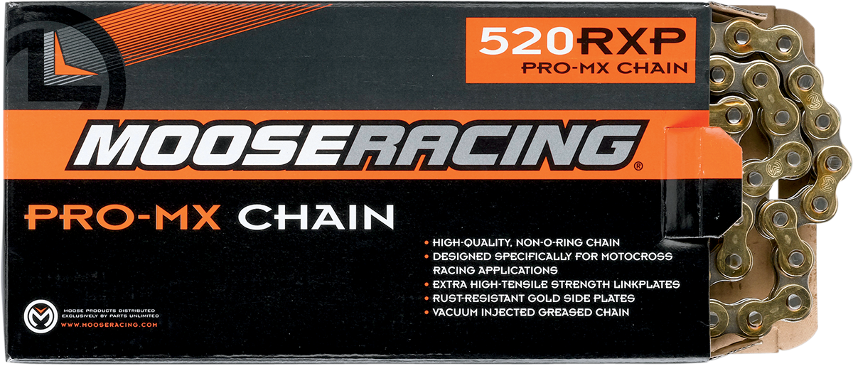 Moose Racing Gold Silver RXP Pro MX 520 Non Oring 100 Link 350cc Dirt bike Chain