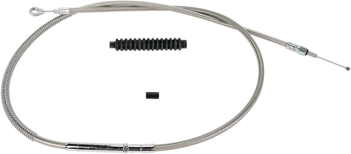 BARNETT High-Efficiency Stainless Steel Clutch Cable for Harley-Davidson