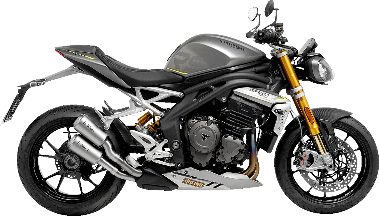 LeoVince LV-10 Slip-On Exhaust Triumph Speed Triple 1200 RR / RS 2021-2024