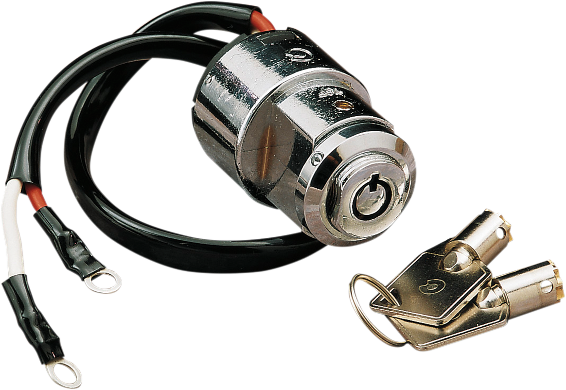 Drag specialties Round Key Ignition Switch - Dyna