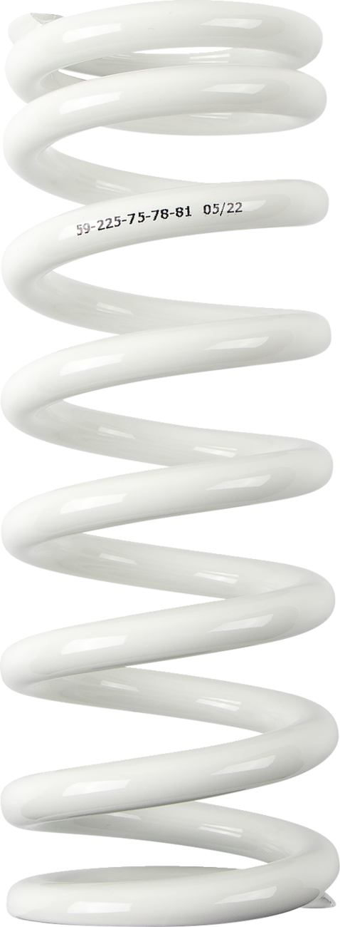 Moose offroad Shock Spring - 59 mm OD - 75/78/81 n/mm - White KTM