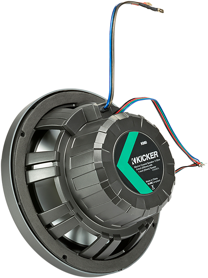 Kicker 8" 4-Ohm Speakers w/RGB