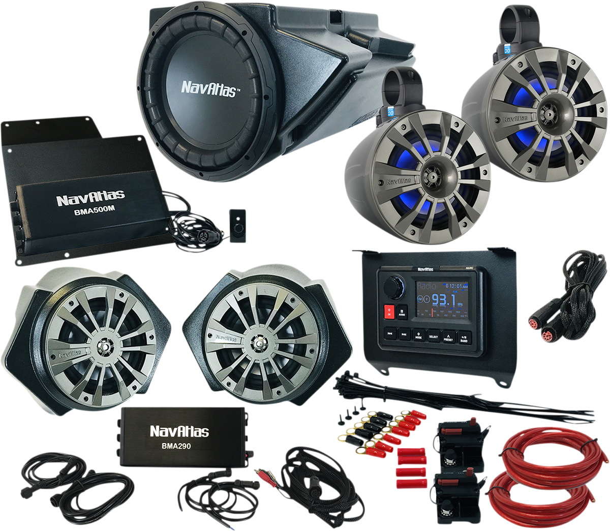Navatlas Audio Kit Zone 4 for Polaris RZR