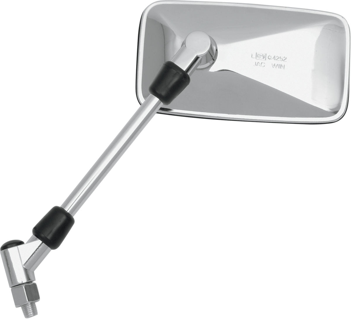 Parts unlimited Mirror - Side View - Rectangle - Chrome