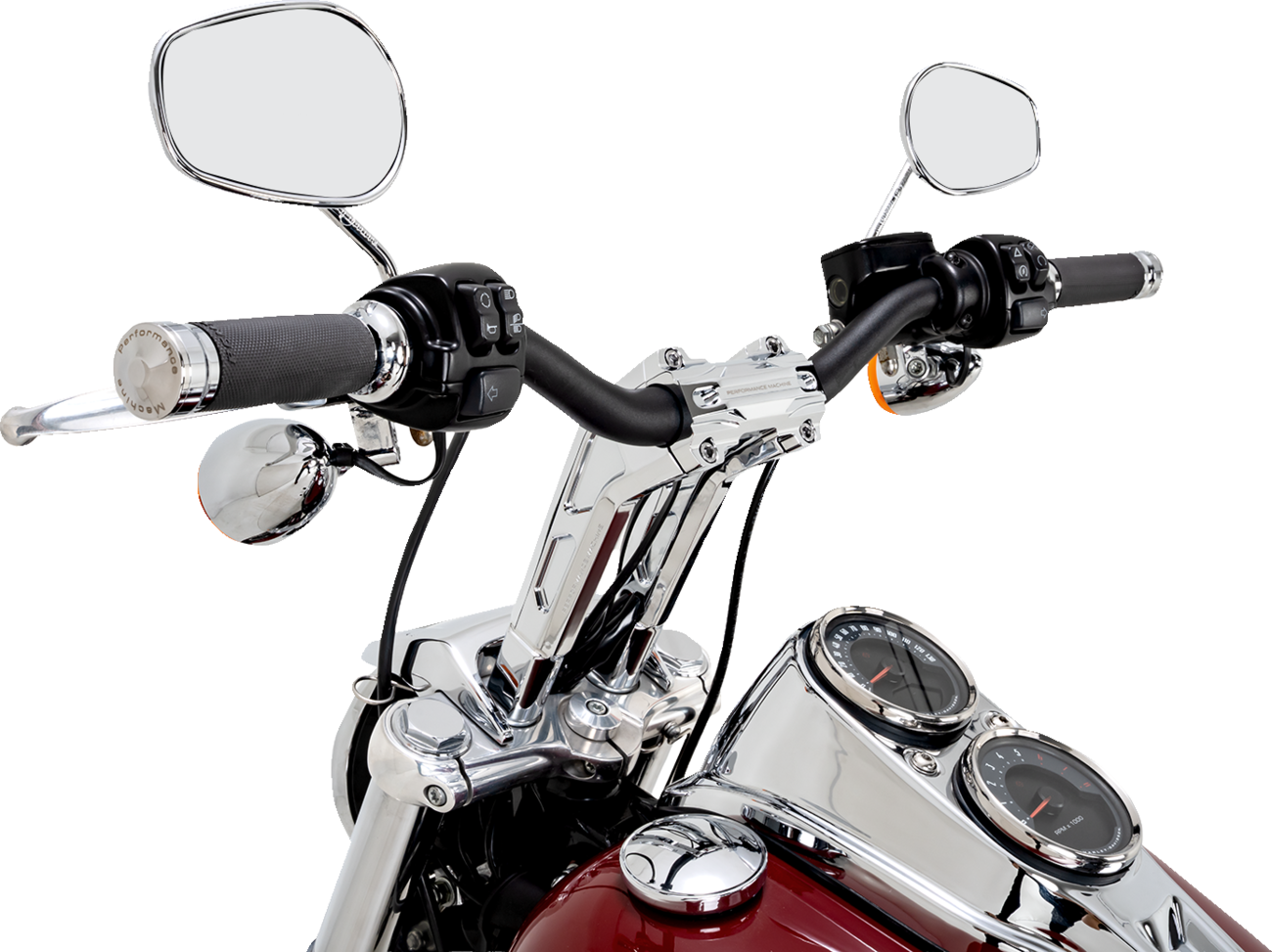 Performance Machine PM Phatbar Risers and Handlebar Kit