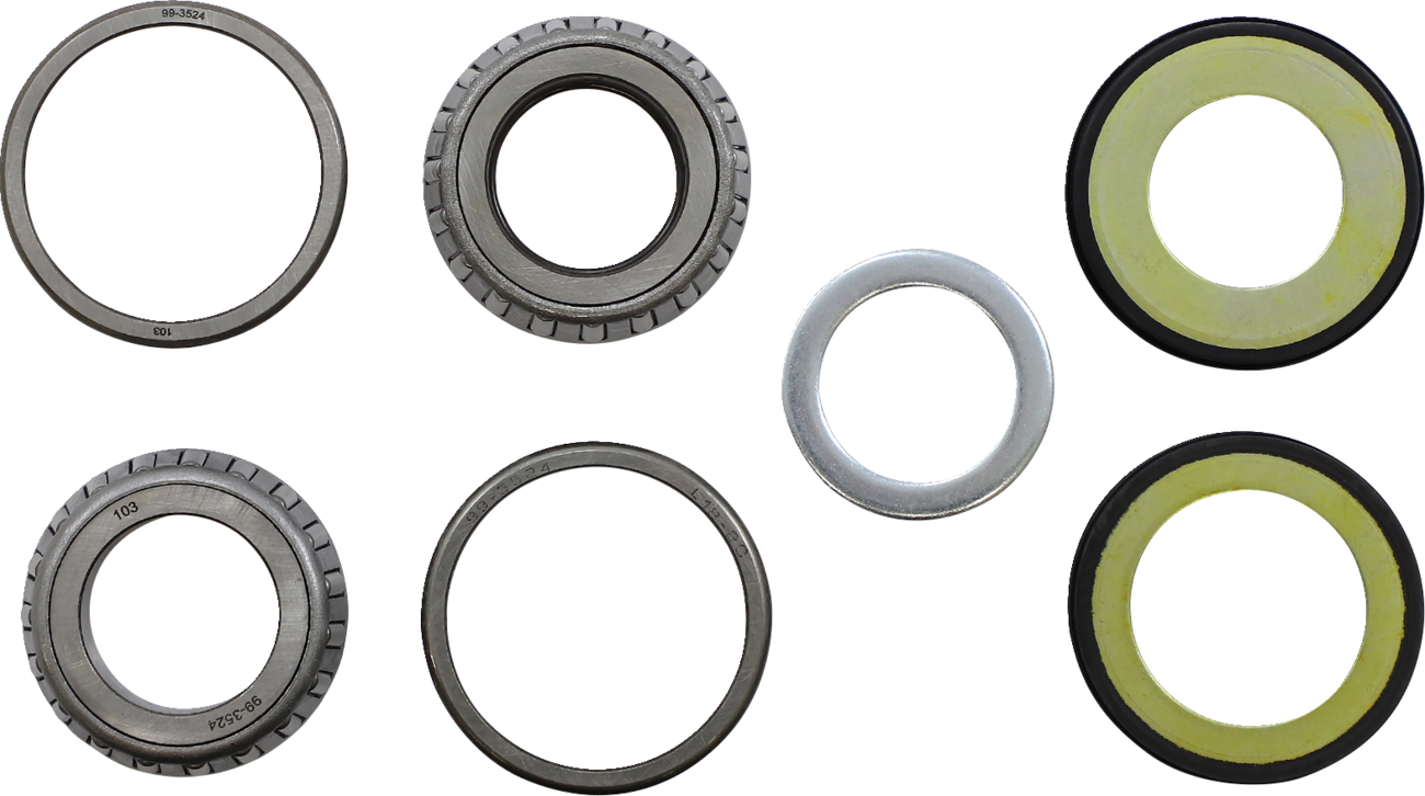Steering Stem Tapered Roller Bearings and Seals Kit