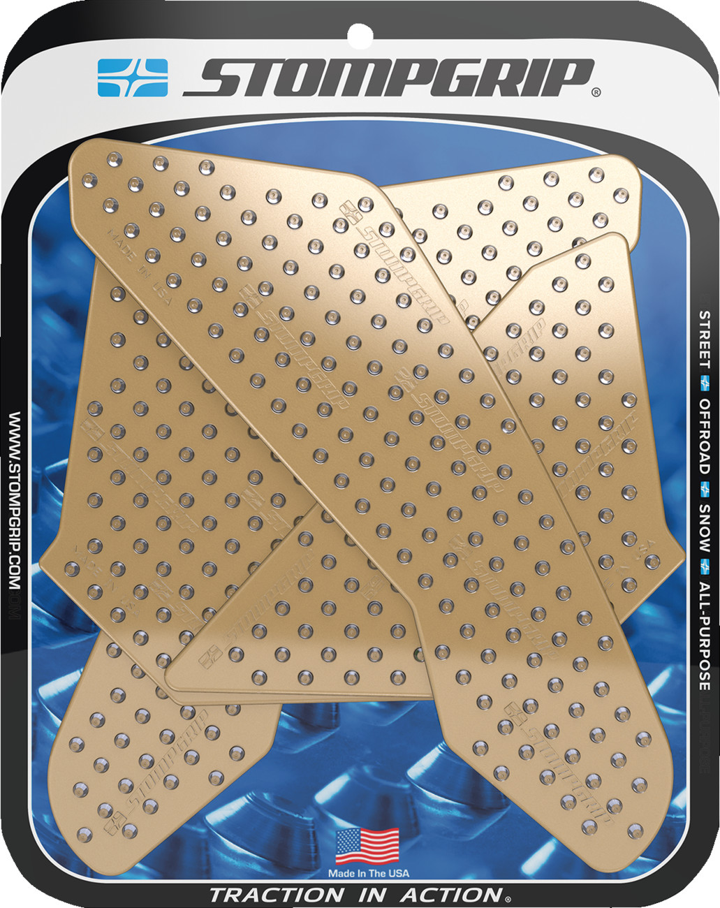STOMPGRIP Volcano Profile Traction Pad Tank Grips