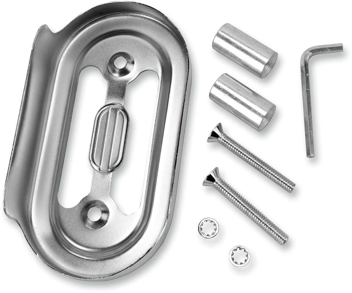 Drag specialties Regulator Cover - Chrome - '91-'03 FXD Harley Davidson