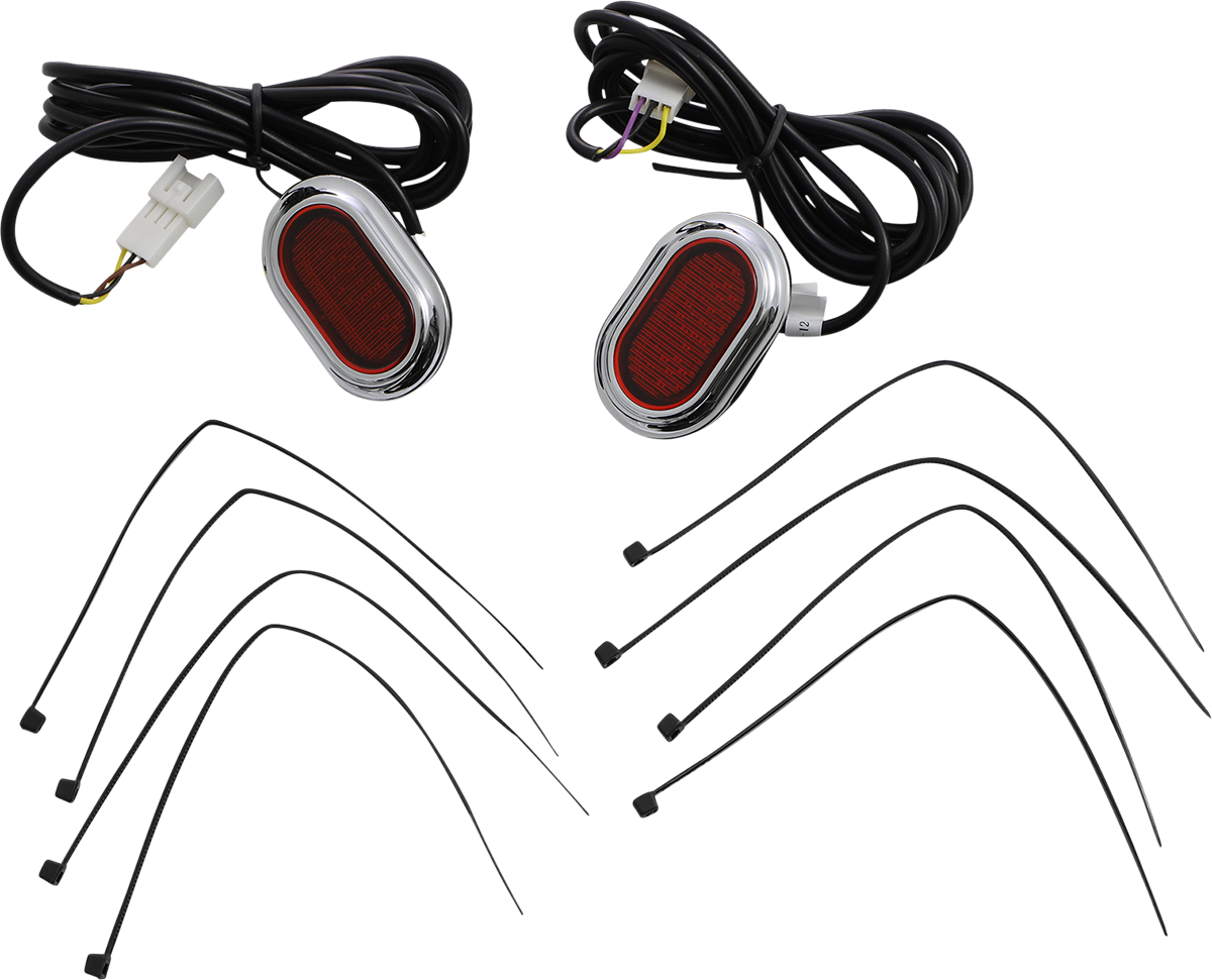 Custom Dynamics Plug and Play PLUGZ Antenna Grommet Lights For Harley Touring 2010-2025