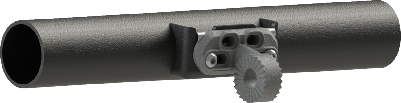 Moose offroad Mirror Adapter - Rear View - 2-Hole - Black