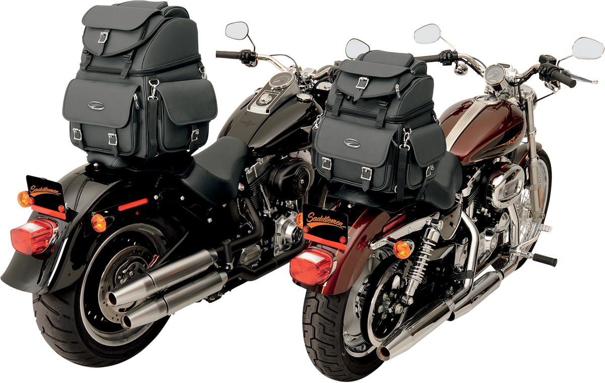 Saddlemen BR1800EX Motorcycle Back Seat Sissy Bar Bag Luggage For