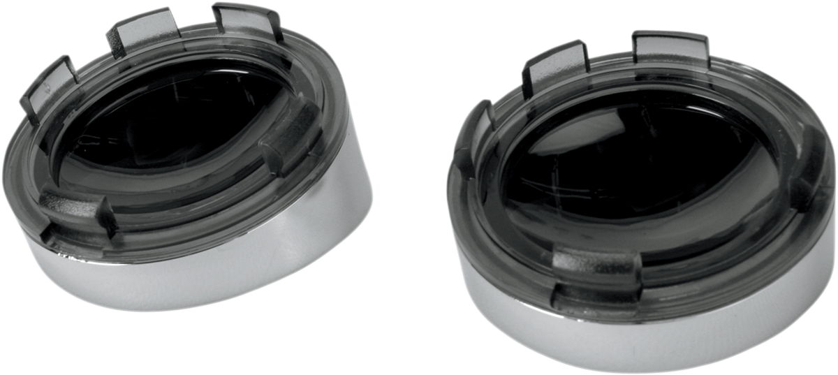 Drag Specialties Visor-Style Bezel and Lens for Deuce-Style Turn Signals