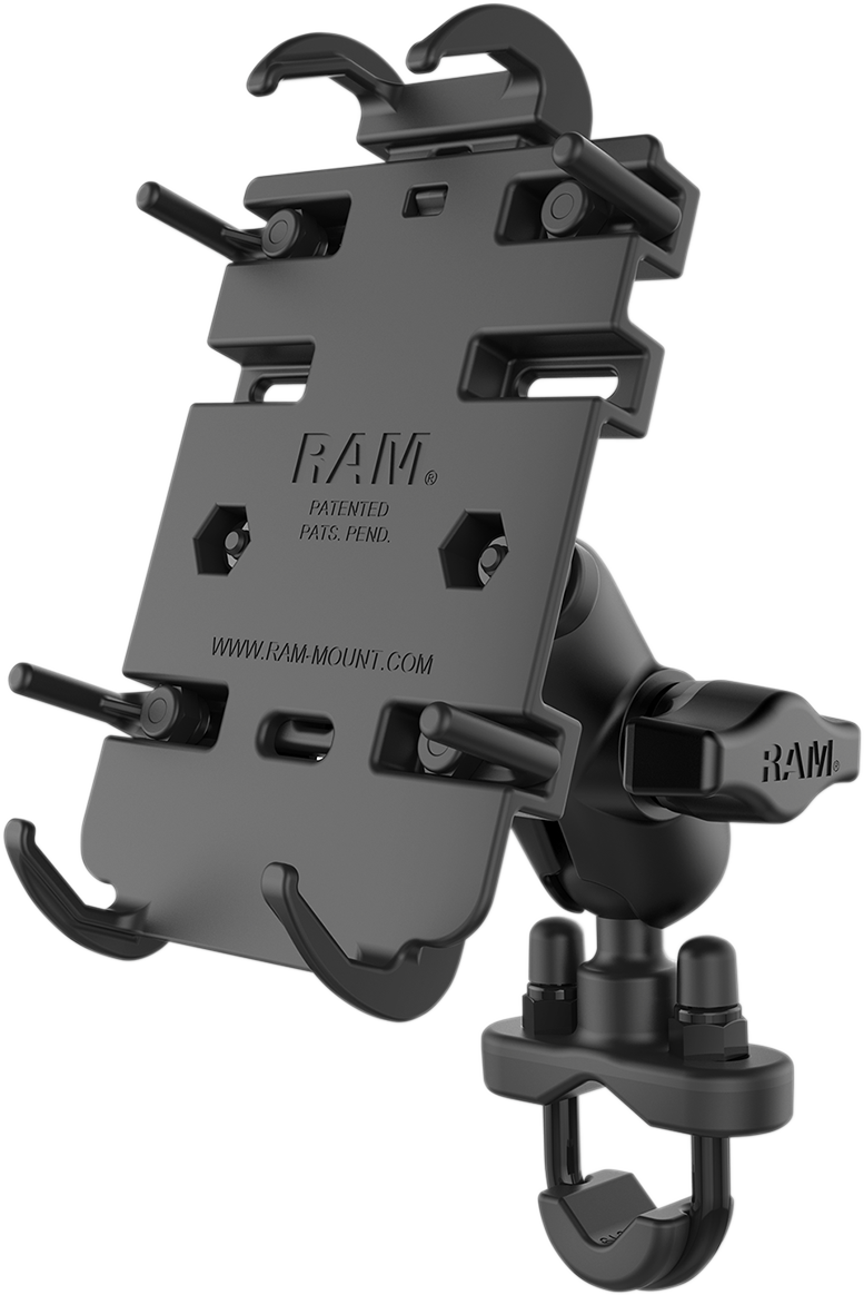 RAM Mounts Quick-Grip Phone Mount With Handlebar U-Bolt Base