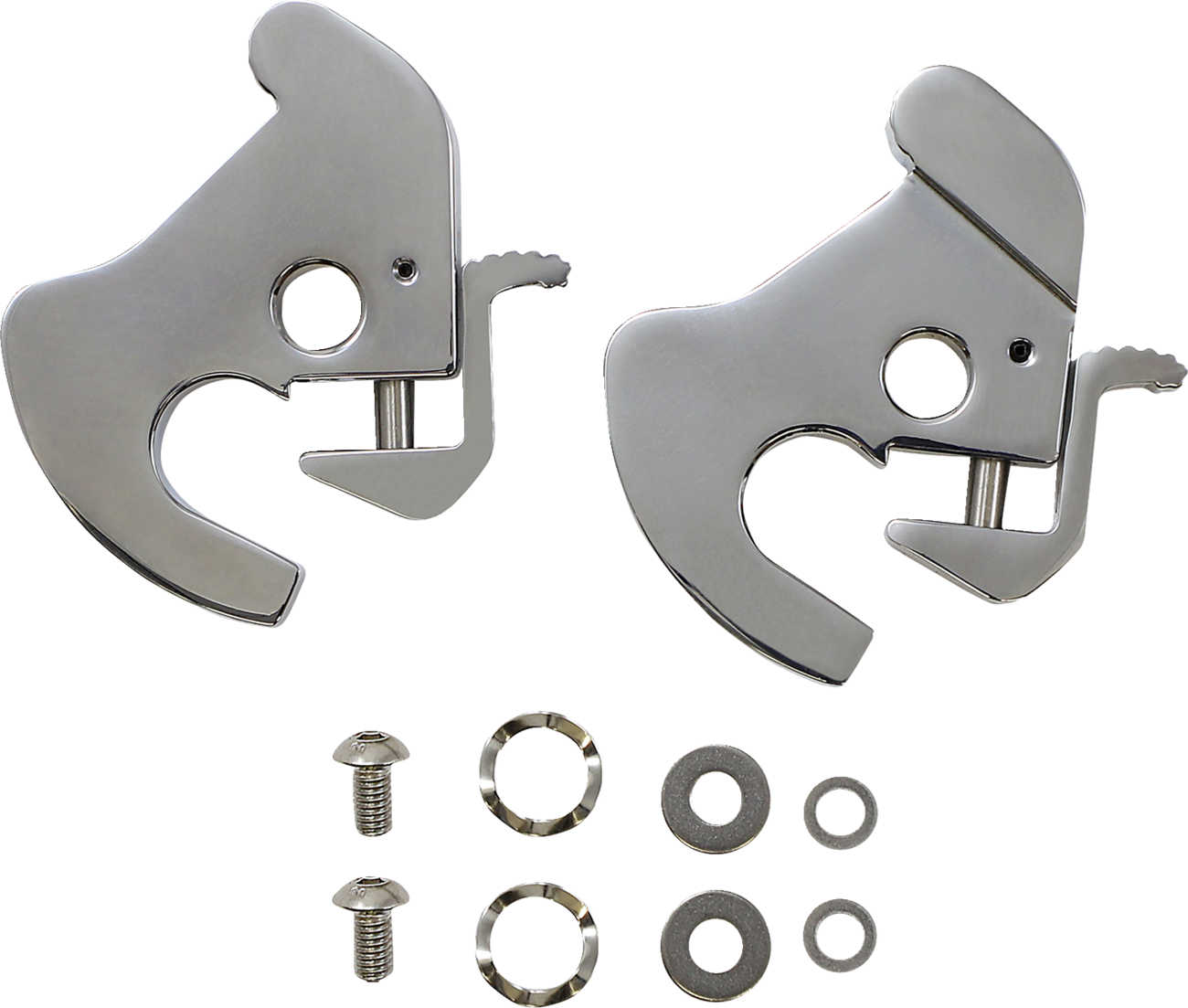Drag specialties Detachable Latch Kit - Chrome