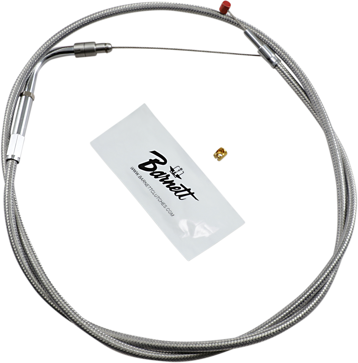 Barnett Stainless Steel Throttle Cable For Harley FLHRS 2004-2007