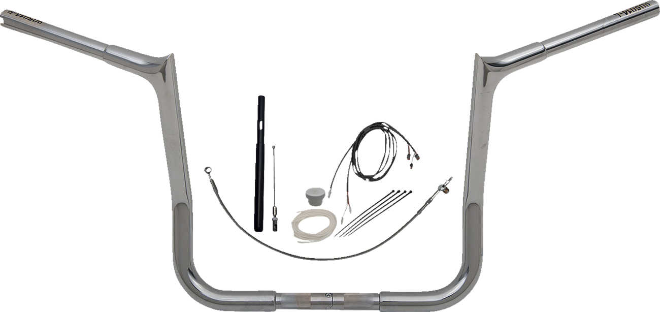 FAT BAGGERS INC. 1-1/4" EZ Install Pointed Top Handlebar Kit