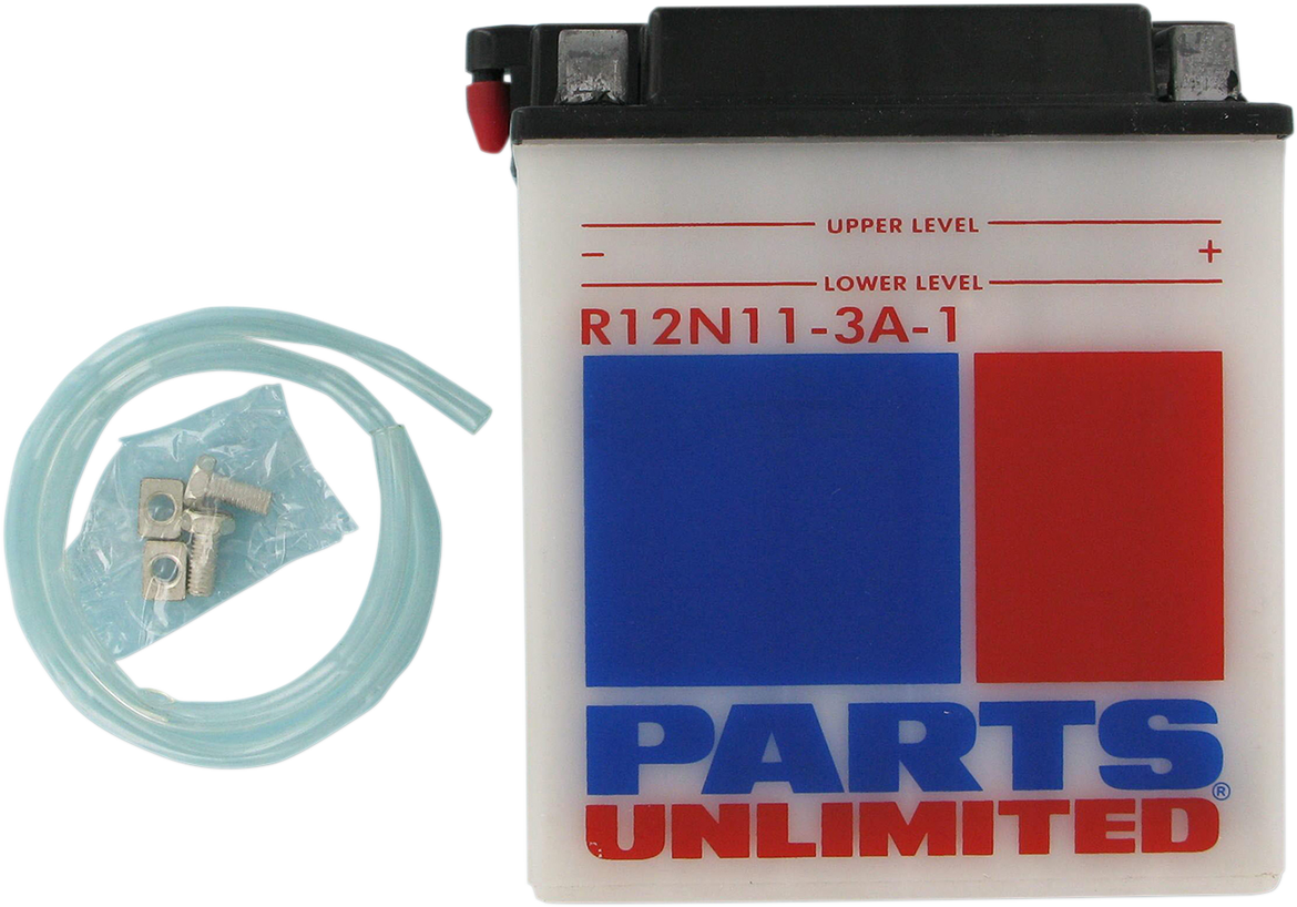 Parts unlimited Conventional Battery 1973-1977 Suzuki GT185 / 1972-1977 Suzuki GT550 / 1974-1977 Suzuki TC185