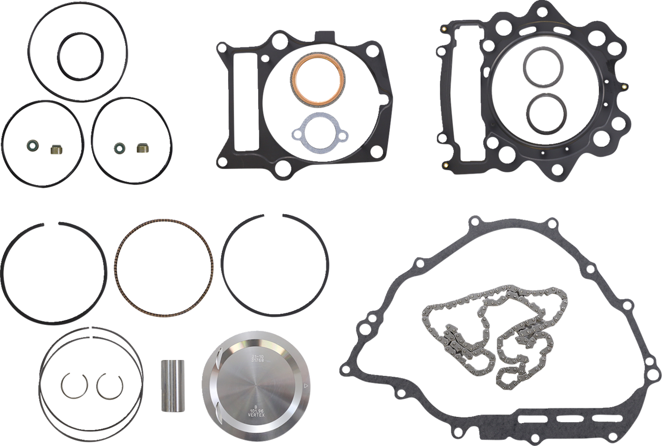 VERTEX Top End Piston Kit Cast Replica for 4-Stroke