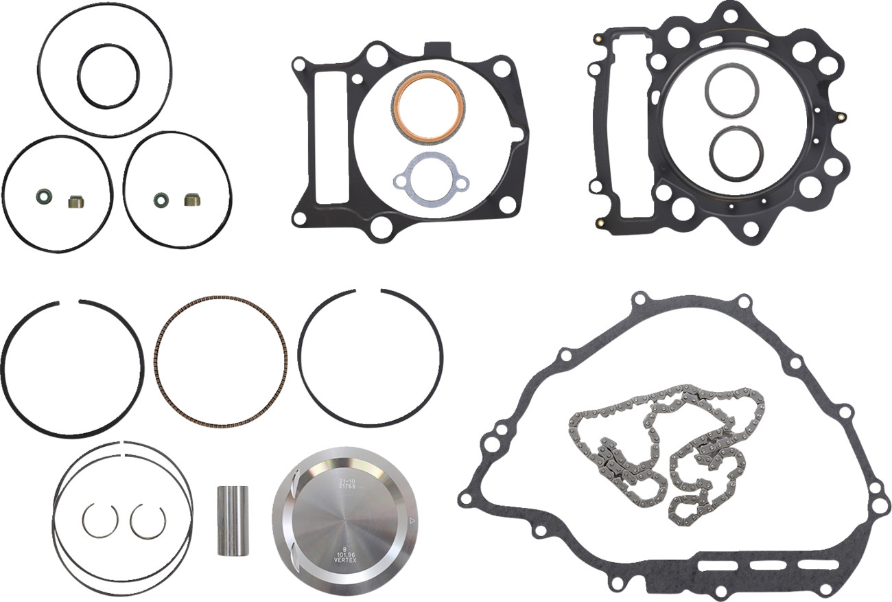 VERTEX Top End Piston Kit Cast Replica for 4-Stroke