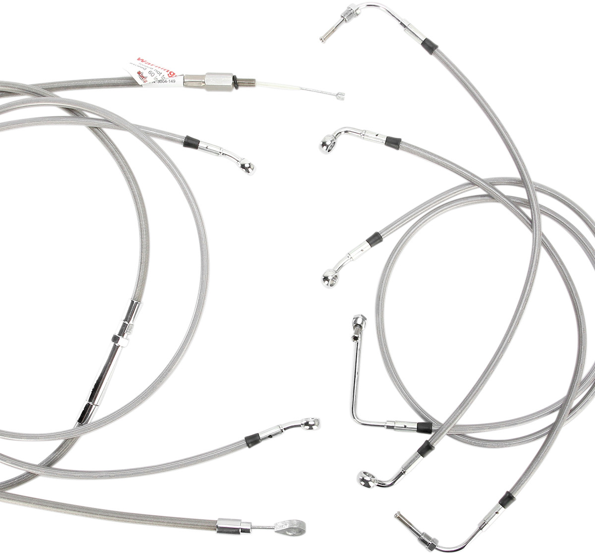Burly Handlebar Cable Installation Kit For Harley Touring w/ABS 2008-2013