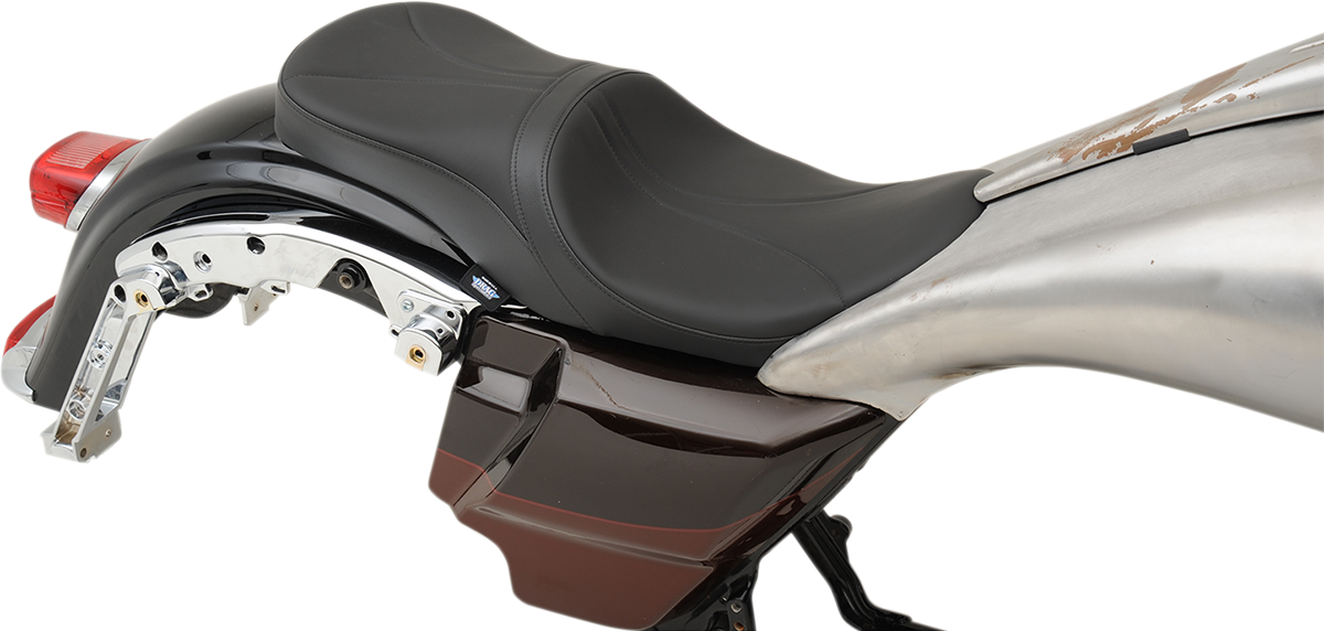 Drag specialties seats Low Touring Seat - Mild Stitched - Razorback Tanks - FL '10-'23 Harley Davidson