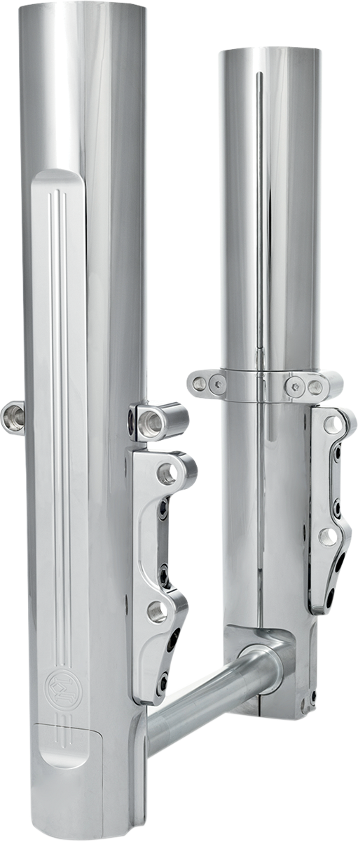 Performance machine (pm) Fork Leg Kit — Chrome Harley Davidson