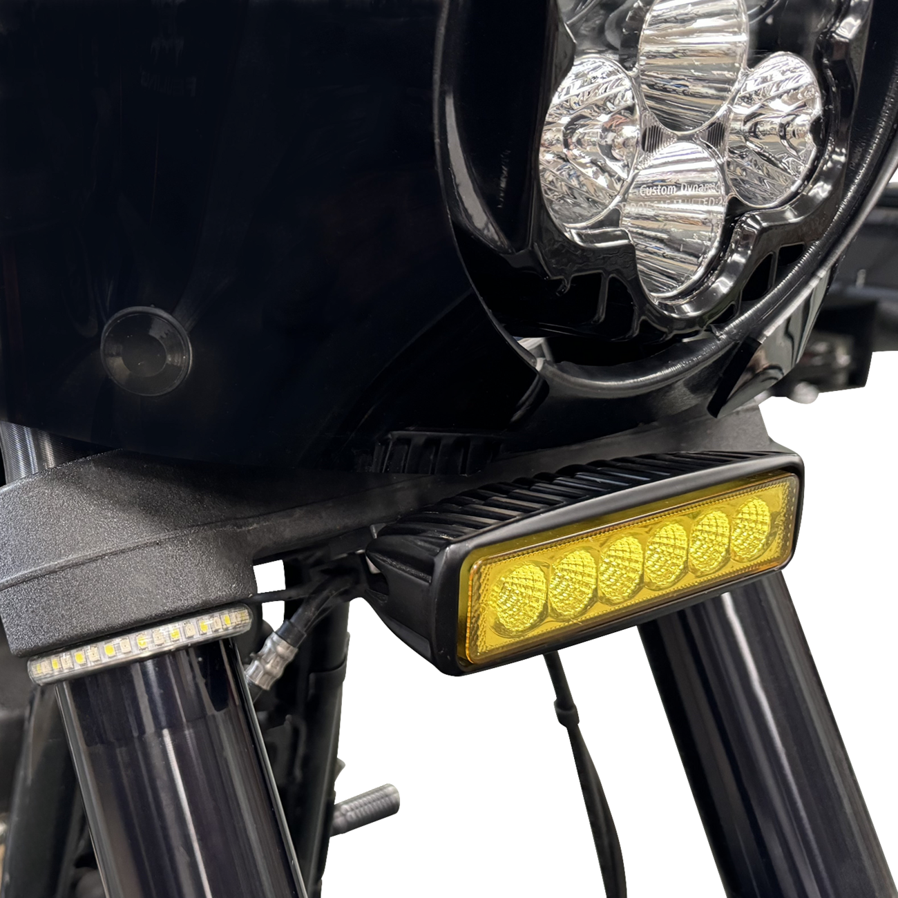 Custom Dynamics LED Light Bar Mounting Bracket For Harley Low Rider S 2020-2025