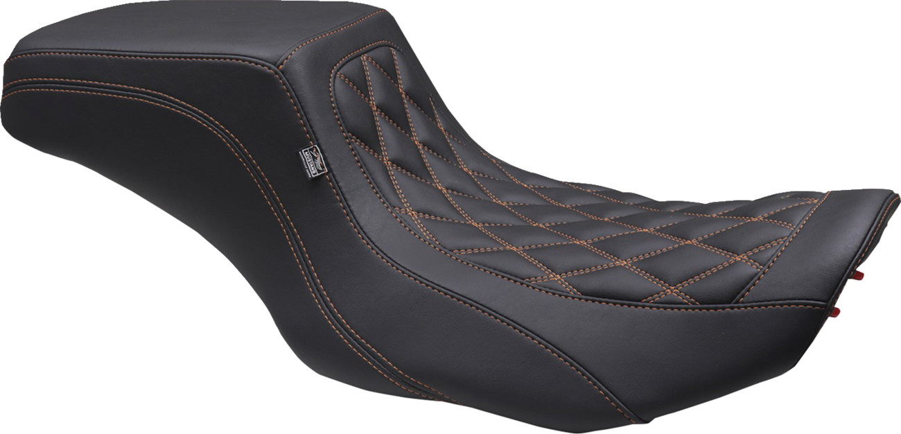 Mustang Squareback Double Diamond Stitch Seat For Harley FLHX / FLTRX 2023-2026