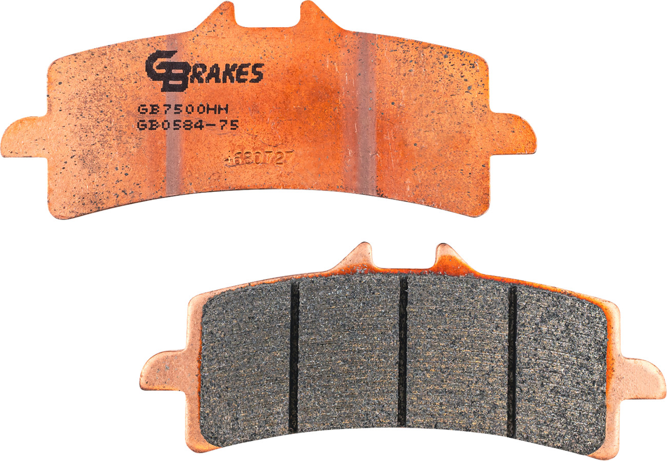 GBrakes HH Sintered Ceramic Front Brake Pads GB0584-75