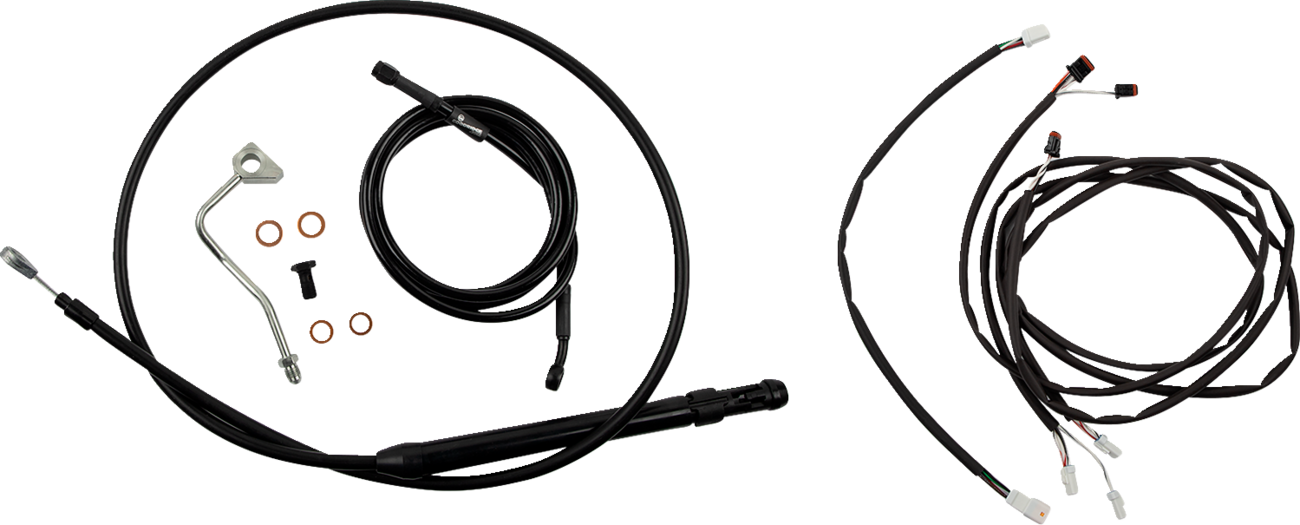 Burly Handlebar Cable Installation Kit For Harley Touring w/ ABS 2021-2025