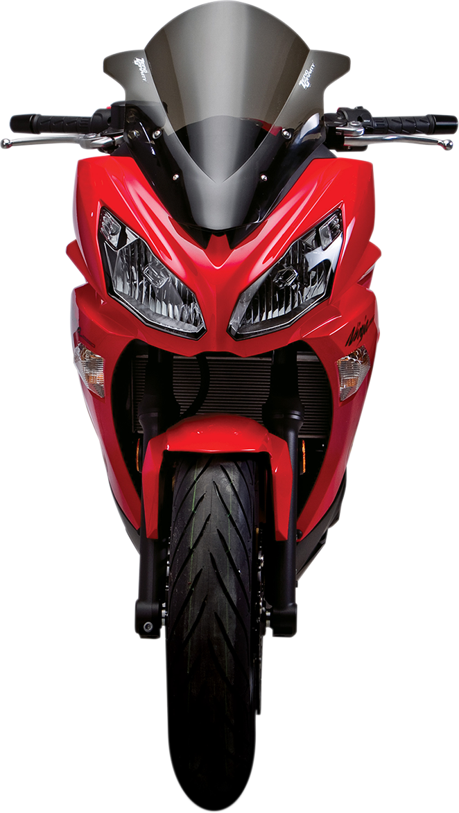 Zero gravity Double Bubble Windscreen - Light Smoke - Ninja 650 2012-2016 Kawasaki EX650 Ninja 650