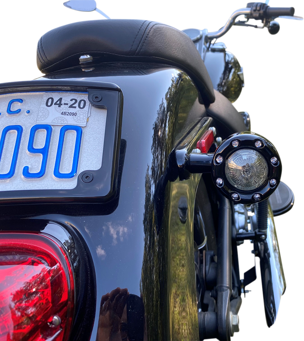 Custom Dynamics ProBeam Bullet Ringz Rear Turn Signals For Harley 2000-2025