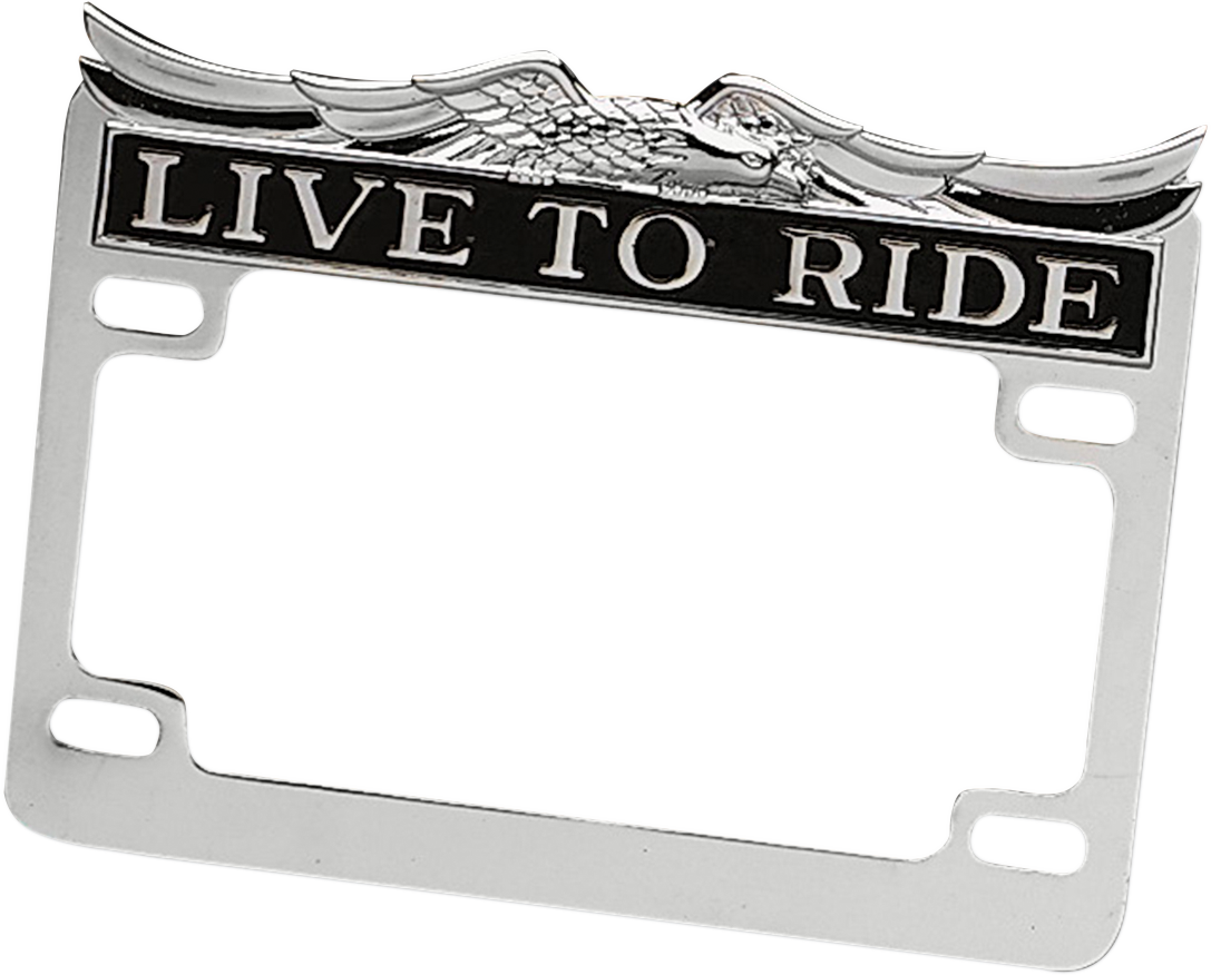 Drag specialties License Plate Frame - Chrome