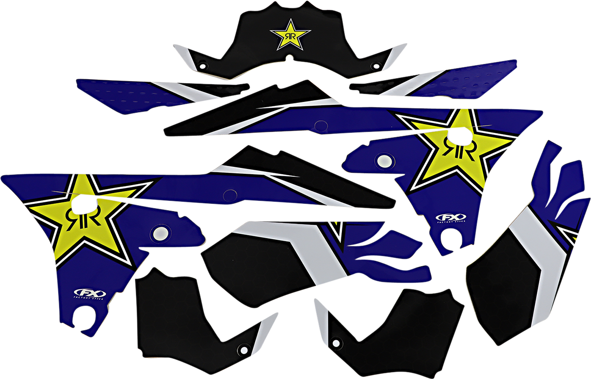 Factory effex Rockstar Shroud Graphic Kit 2014-2018 Yamaha YZ250F / 2014-2017 Yamaha YZ450F