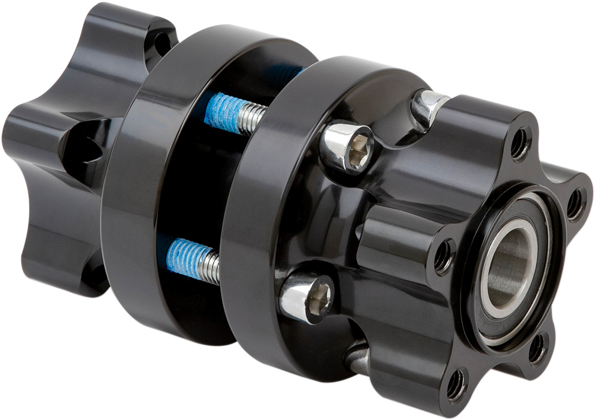 Arlen ness Hub - Cartridge - Rear/Single Disc - Black - '08-'17 FXD Harley Davidson