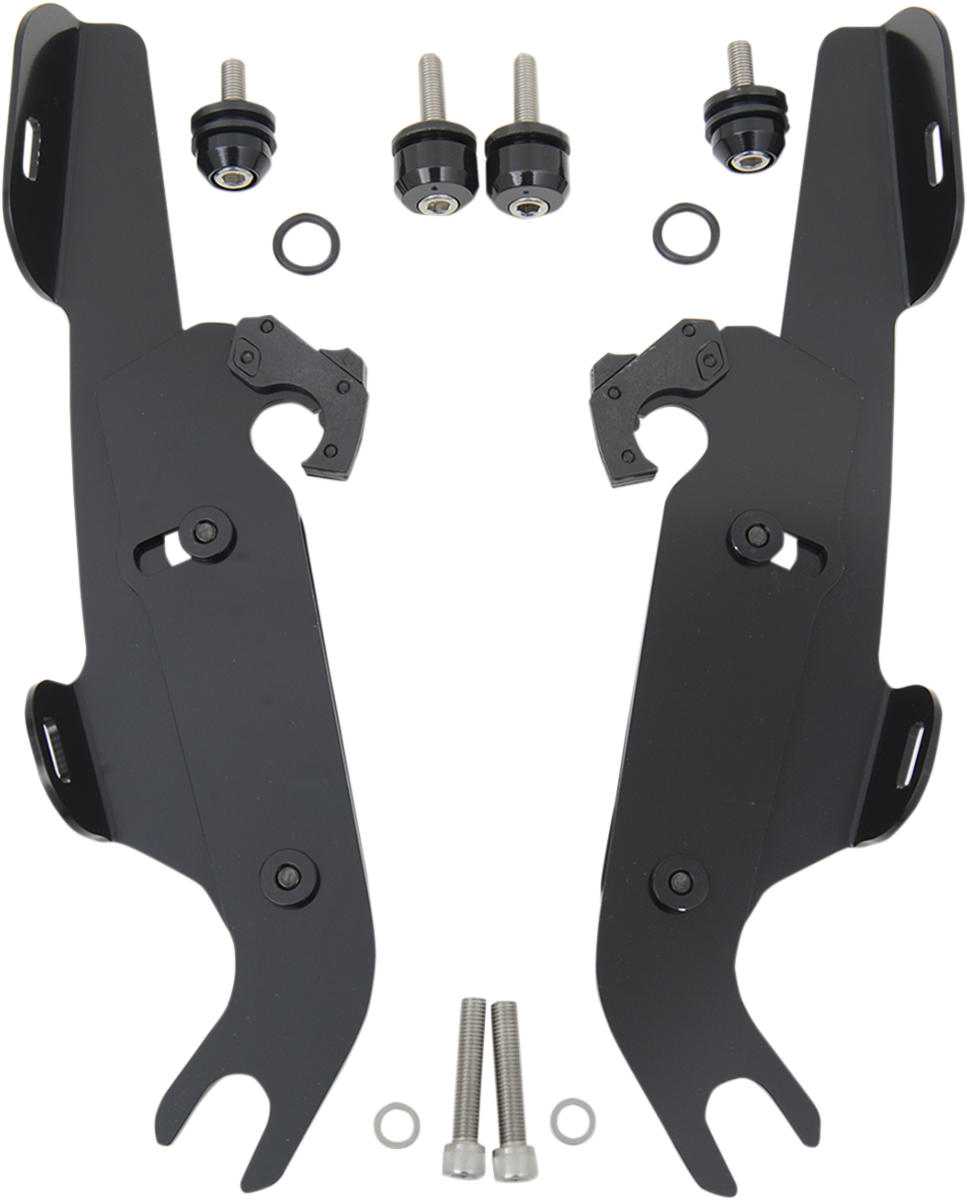 MEMPHIS SHADES Fats/Slim Windshield Trigger-Lock Complete Mount Kit