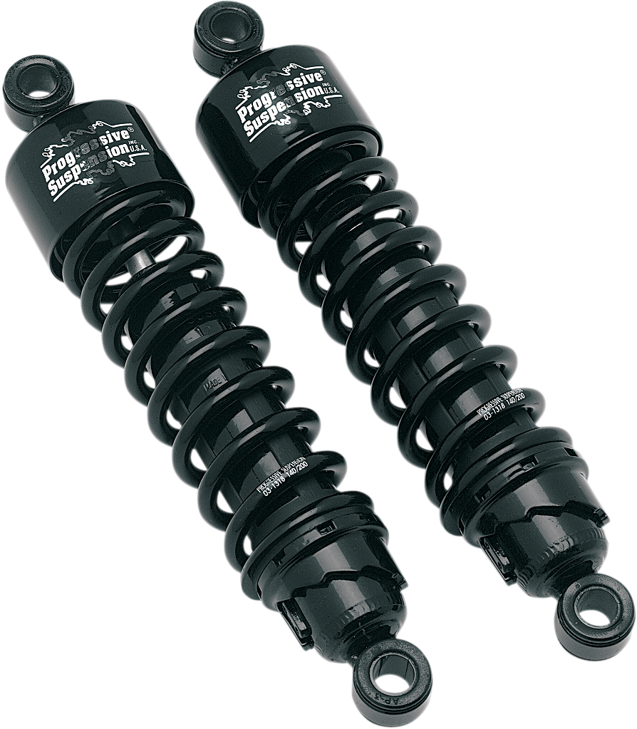 Progressive 412 Black 12.5" Heavy Duty Rear Shocks for 0206 Harley V