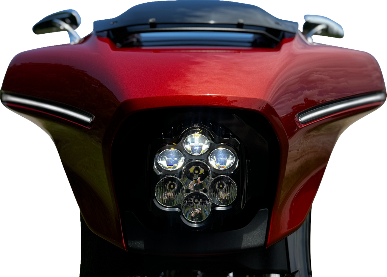 Custom dynamics LED Headlight - Shark Demon® - FLHX/SE Harley Davidson