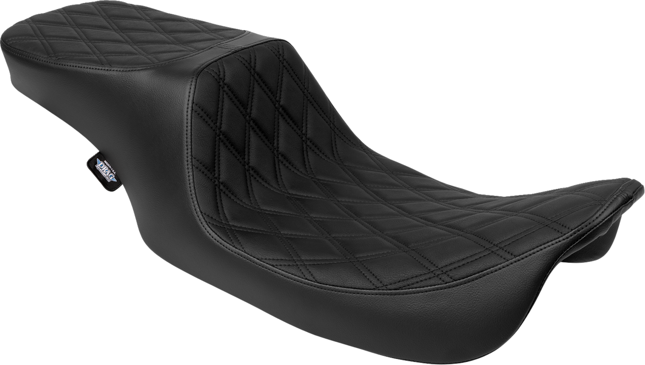 SEAT PERF.PREDATOR 2UP DDSTCH B VINYL 97-07 FLHR 06-07 FLHX