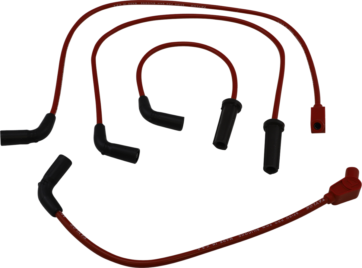 Sumax Spark Plug Wire - 8 mm - Red - FL Harley Davidson