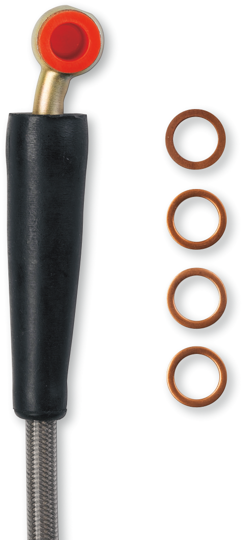 Moose offroad Stainless Steel Braided Brake Line KTM
