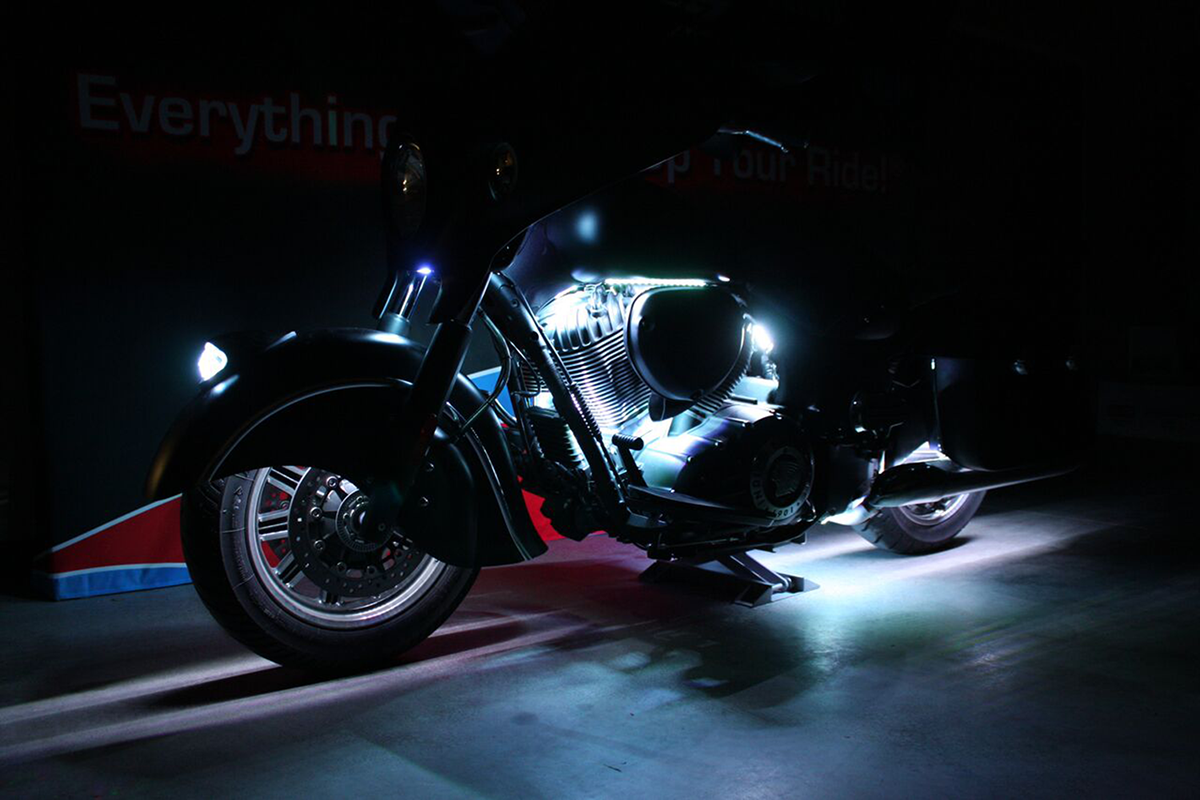 CUSTOM DYNAMICS MagicFLEX®2 Indian LED Accent Light Wheel Kit