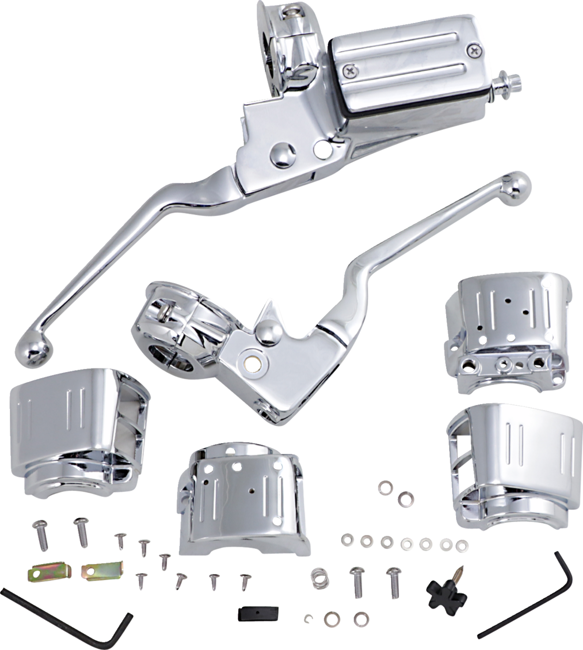 Drag specialties Handlebar Control Kit w/o Switches - 11/16" Master Cylinder Harley Davidson