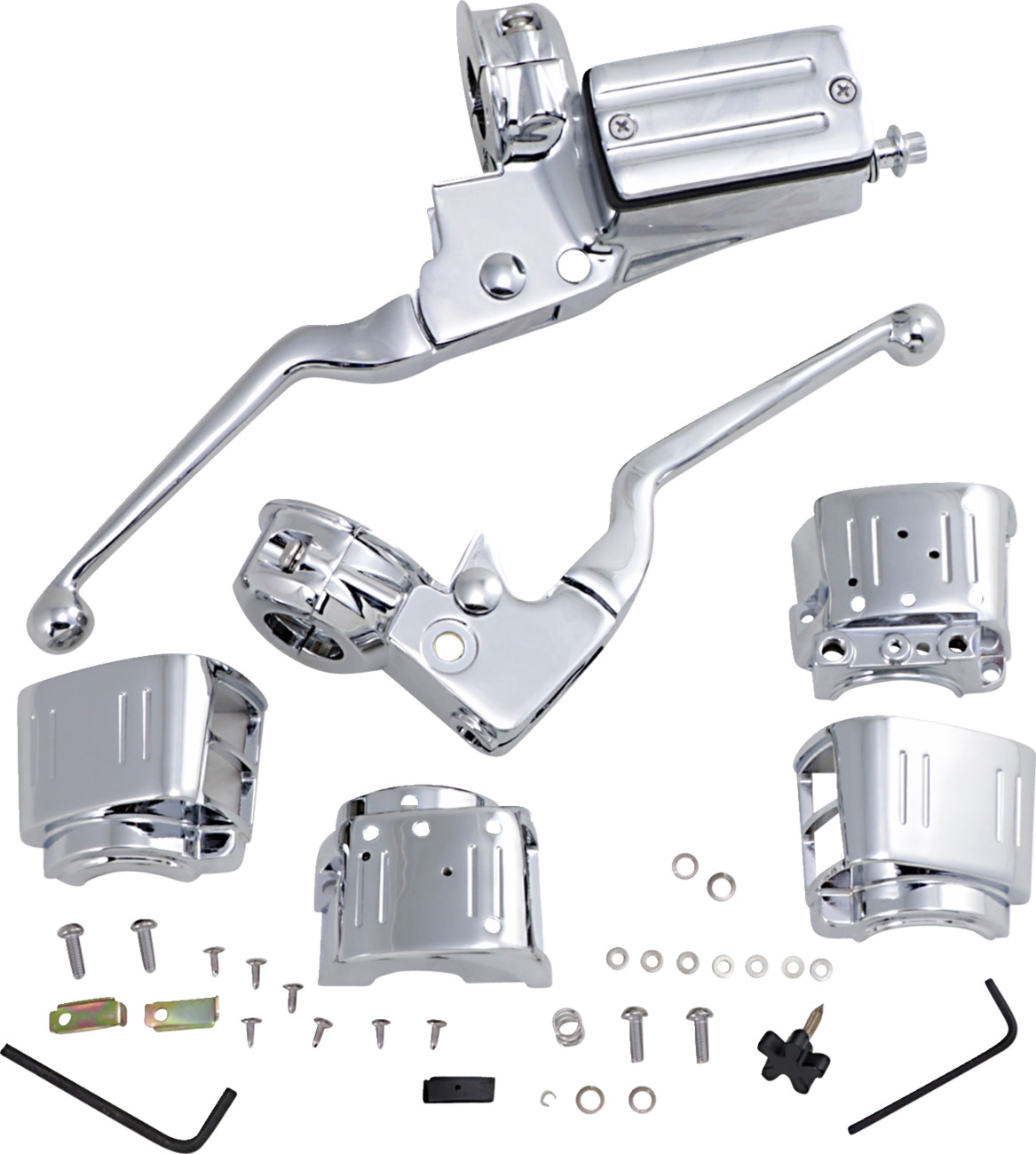 Drag Specialties Handlebar Control Kit w/o Switches